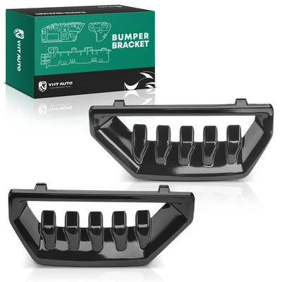 2 Pcs Front Poly Acrylic Bumper Grille Cover Air Duct