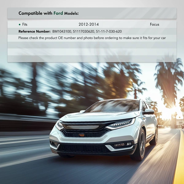 Front Passenger Plastic Bumper Cover Bracket for BMW E46 320i 325i 325xi 330i 2002-2005