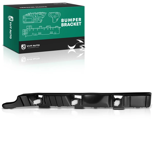 Rear Passenger Black Bumper Bracket for Hyundai Accent 2012-2017 Hatchback