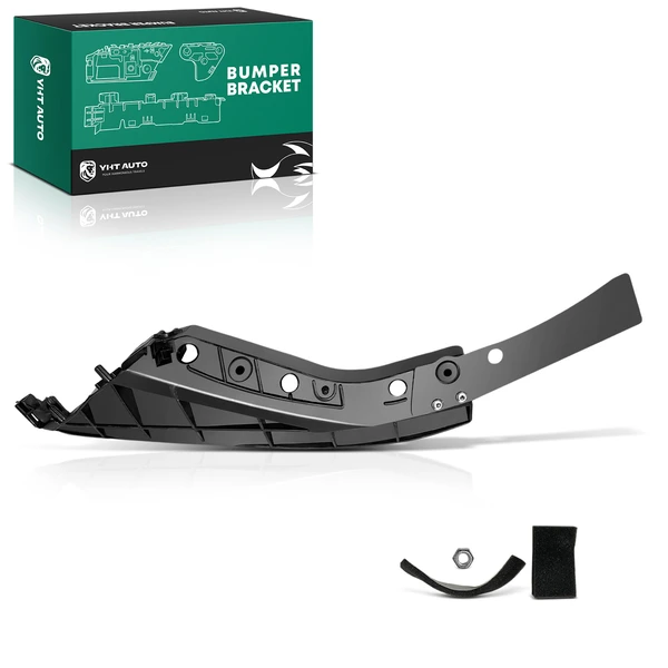 Front Passenger Plastic+Steel Bumper Bracket for Nissan Maxima 2009-2014 Sedan