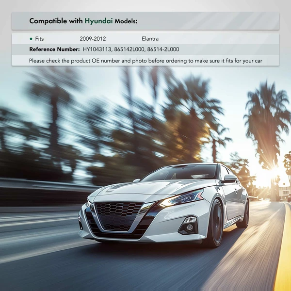 Front Passenger Bumper Bracket for 2009-2012 Hyundai Elantra