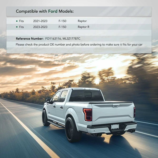 Rear Passenger Bumper Support Bracket for Ford F-150 2021-2023 Raptor Raptor R