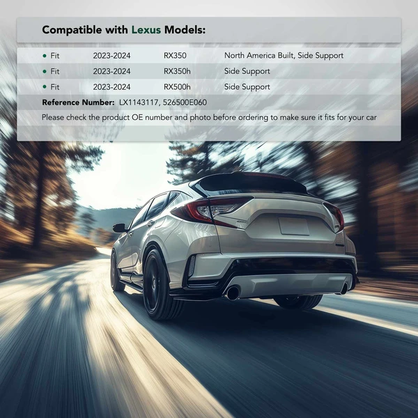 Rear Passenger Lower Polyoxymethylene Plastic Bumper Cover Retainer for Lexus RX350 2023-2024