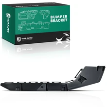 Rear Passenger Plastic Bumper Retainer Reinforcement for 2010-2012 Ford Fusion
