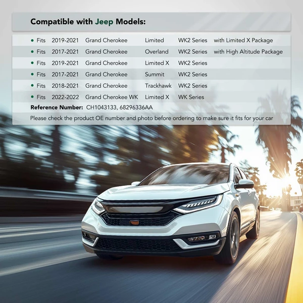 Passenger Bracket Retainer Mounting Brace for Jeep Grand Cherokee WK2 2017-2021