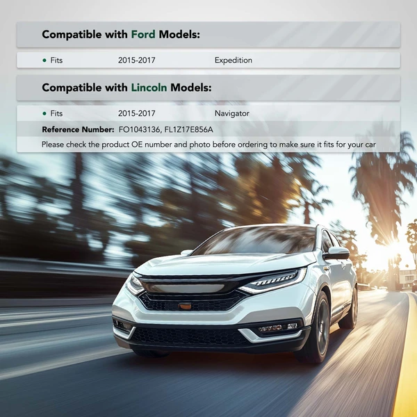 Front Passenger Bumper Bracket for Ford Expedition Lincoln Navigator 2015-2017