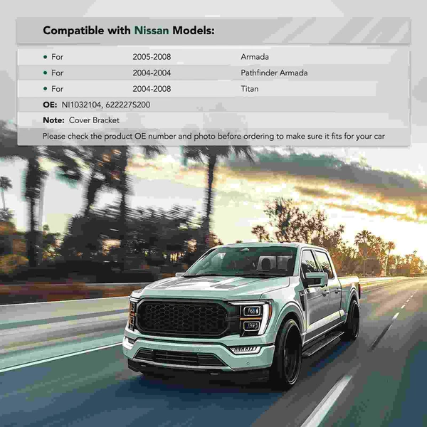 YHT Auto YHTBBT10115 Bumper Bracket Front Driver or Passenger