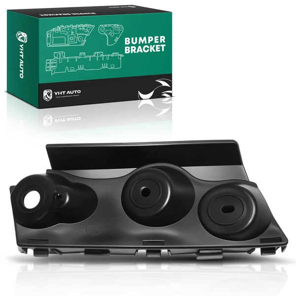 Front Driver Steel Bumper Cover Retainer for Chevrolet Impala 2014-2020 Black