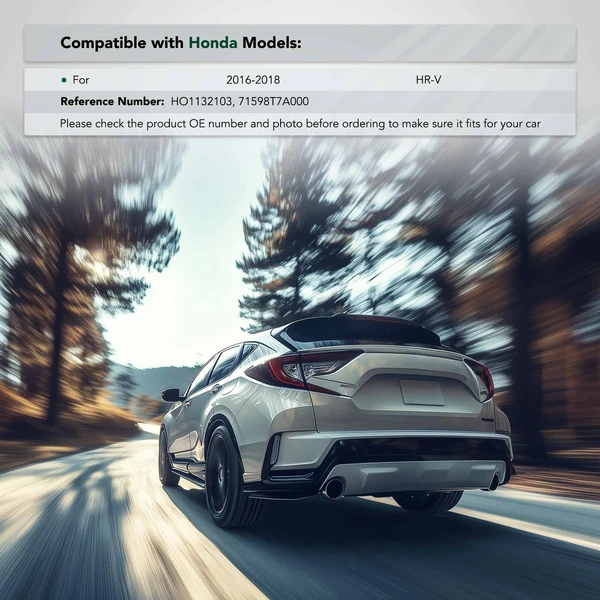 Rear Driver Plastic Bumper Cover Retainer for Honda HR-V 2016-2018 SUV