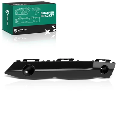 Front Driver Black Plastic Bumper Bracket