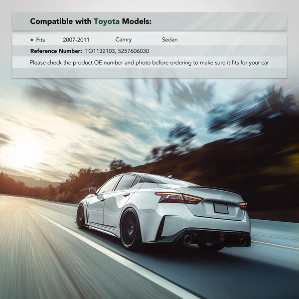 Rear Driver Plastic Bumper Cover Retainer for Toyota Camry 2007-2011