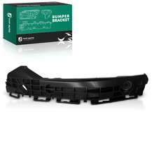 Rear Passenger Plastic Black Bumper Bracket