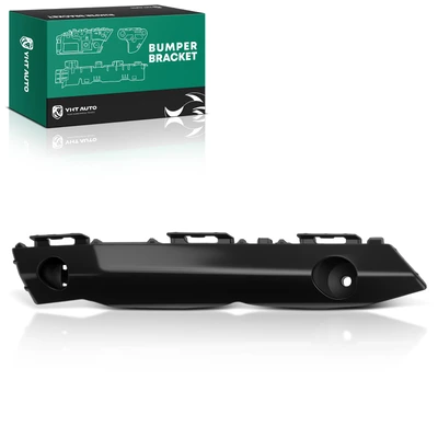 Front Passenger Black Plastic Bumper Bracket