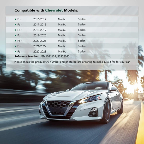 Front Center Bumper Hood Latch Support Sensor Bracket for 2016-2023 Chevrolet Malibu