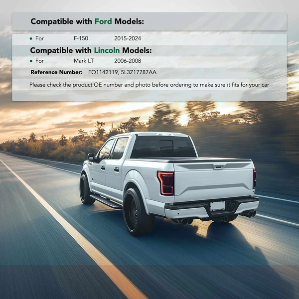 Rear Driver or Passenger Bumper Bracket for 2015-2024 Ford F-150