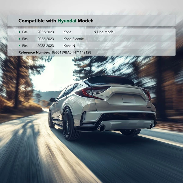 Rear Driver Plastic Bumper Cover Retainer for Hyundai Kona Kona Electric Kona N