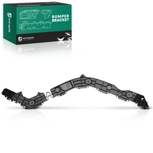 Rear Driver Plastic Black Bumper Cover Support