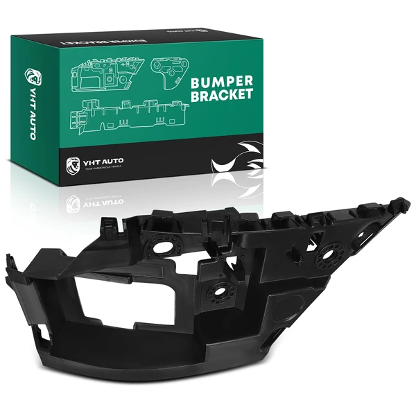 Front Driver Polypropylene Plastic Bumper Cover Support for 2022-2024 Ford F-150 Lightning