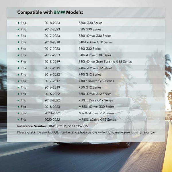 Front Driver Lower Aluminum Bumper Bracket for BMW G12 G30 G32 Mounting Adapter