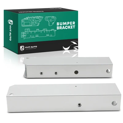 2 Pcs Front Lower Aluminum Bumper Bracket Lower Brace
