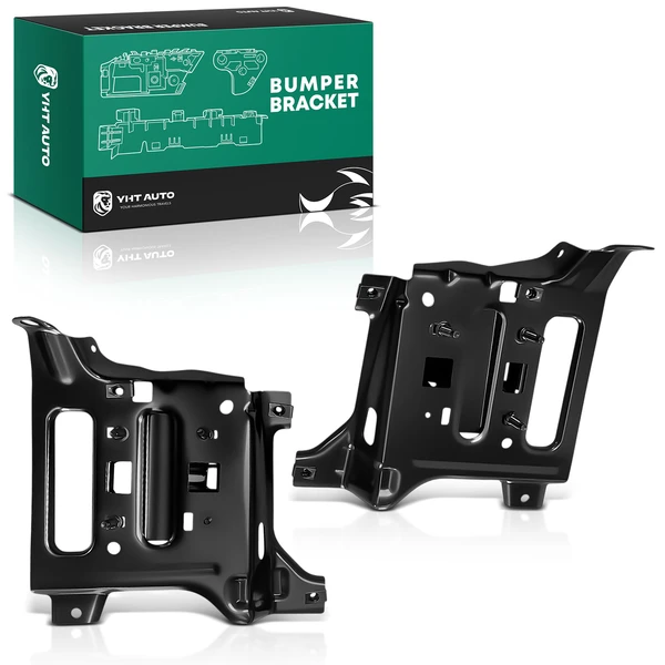 2 Pcs Front Steel Bumper Bracket for 2019-2024 Ram 1500 Classic