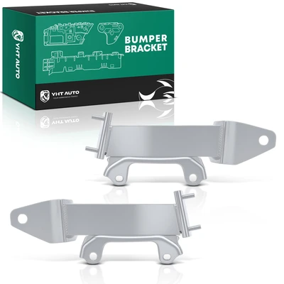 2 Pcs Front Driver & Passenger Bumper Bracket