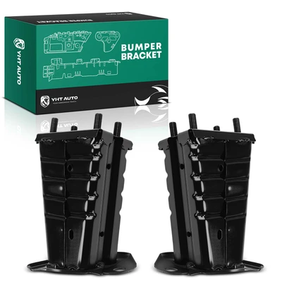 2 Pcs Rear Driver & Passenger Steel Bumper Cover Stay Bracket