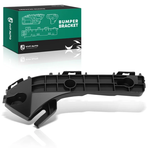 Front Driver POM Plastic Black Bumper Cover Support for Lexus LX570 2016-2021