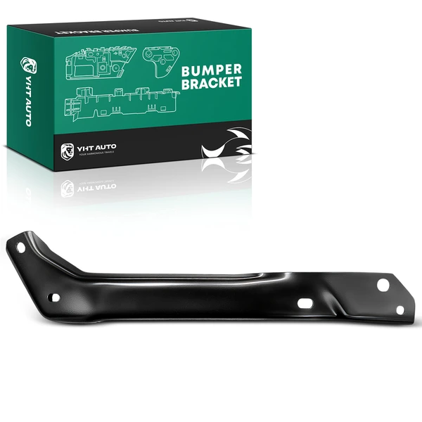 Front Driver Steel Bumper Bracket Face Bar for 2000-2004 Ford F-450 Super Duty