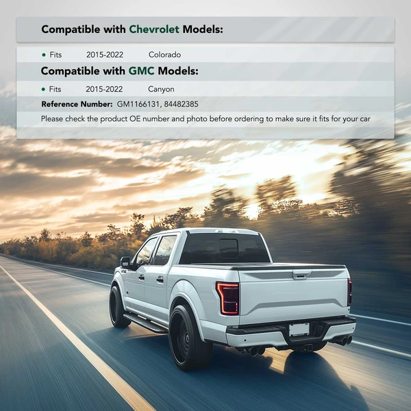 Rear Driver Bumper Bracket for Chevrolet Colorado GMC Canyon 2015-2022