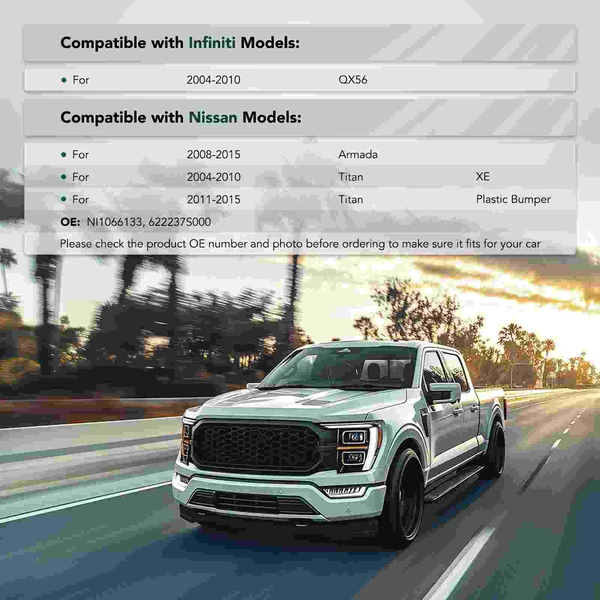 YHT Auto YHTBBT10125 Bumper Bracket Front Left Driver Side