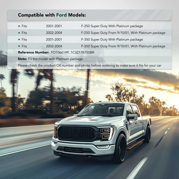 Front Driver Steel Bumper Bracket for 2001-2004 Ford F-250 Super Duty