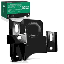 Front Driver Black Steel Bumper Bracket