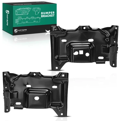 2 Pcs Front Bumper Mounting Plate Brackets