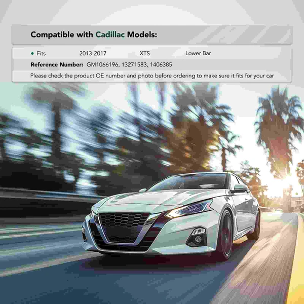 Front Driver Steel Bumper Bracket Lower Bar for Cadillac XTS 2013-2017