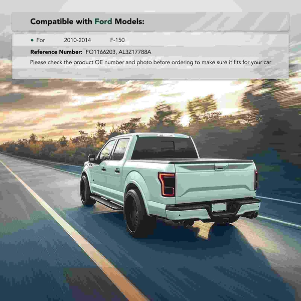 Rear Driver Steel Bumper Bracket for 2010-2014 Ford F-150