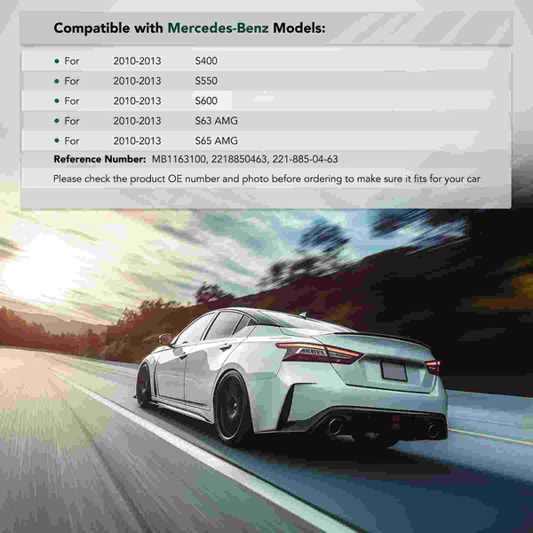 Rear Passenger Plastic Bumper Retainer for Mercedes-Benz S400 S550 S63 AMG 2010-2013