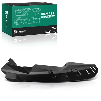 Front Passenger Upper Black Plastic Bumper Bracket