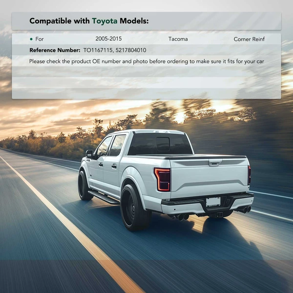 Rear Passenger High Strength Steel Bumper Bracket for Toyota Tacoma 2005-2015