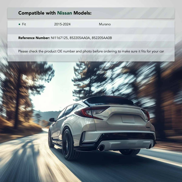 Rear Passenger Bumper Bracket for Nissan Murano 2015-2024