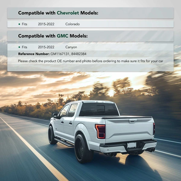 Rear Passenger Bumper Bracket for 2015-2022 GMC Canyon