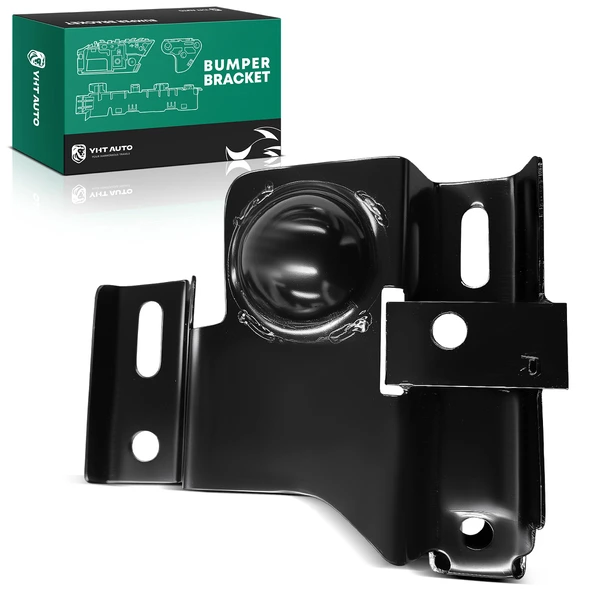 Front Passenger Black Steel Bumper Bracket for 2001-2005 Ford Ranger