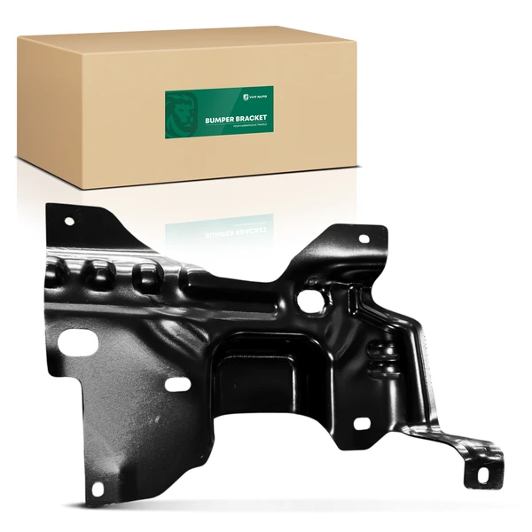 Front Passenger Bumper Mounting Plate Brackets Steel for Ford F-150 2009-2014