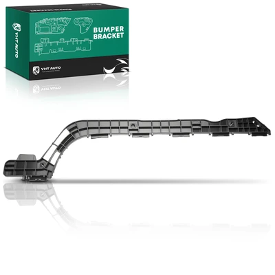 Rear Driver Plastic Black Bumper Cover Support