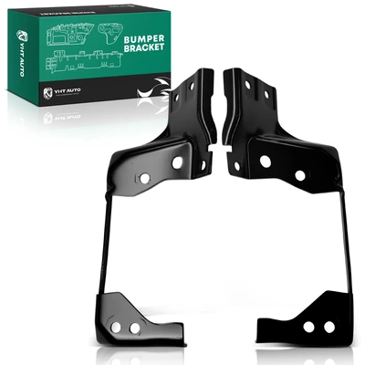 2 Pcs Front Driver & Passenger Steel Bumper Brackets for Ram 1500 2019-2024