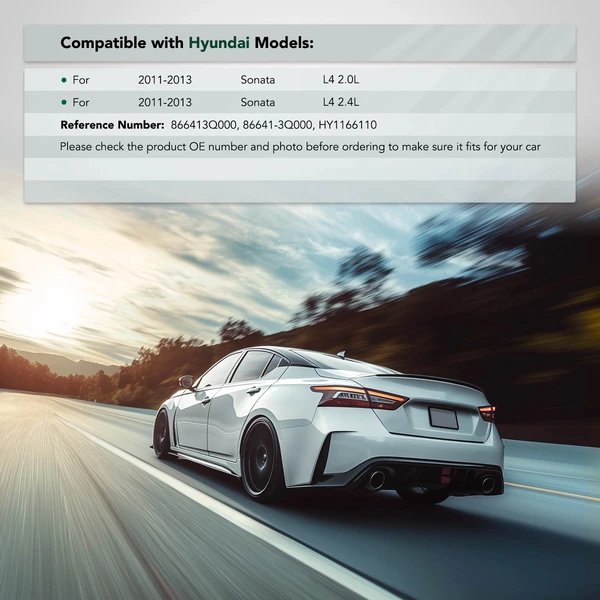 Rear Driver Steel Bumper Bracket for Hyundai Sonata 2011-2013 Sedan