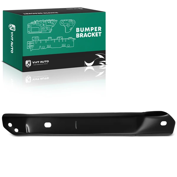 Black Front Driver Steel Bumper Support Brace for Ford F-250 F-350 Super Duty 1999