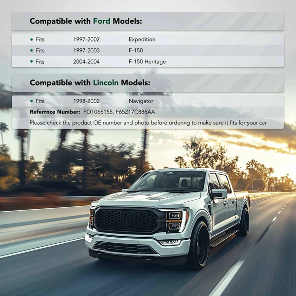 Front Driver or Passenger Bumper Bracket for 1997-2002 Ford Expedition