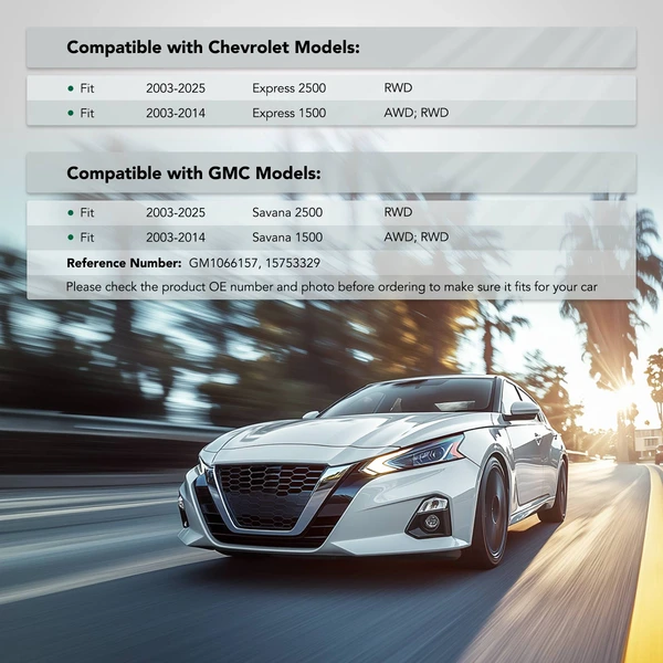 Front Driver Bumper Bracket for 2003-2025 GMC Savana 2500