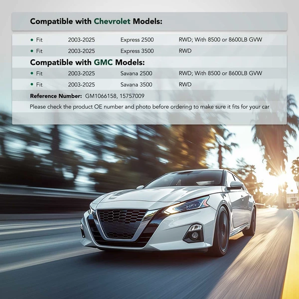 Front Driver Bumper Bracket for Chevrolet Express 2500 Express 3500 GMC Savana 2500